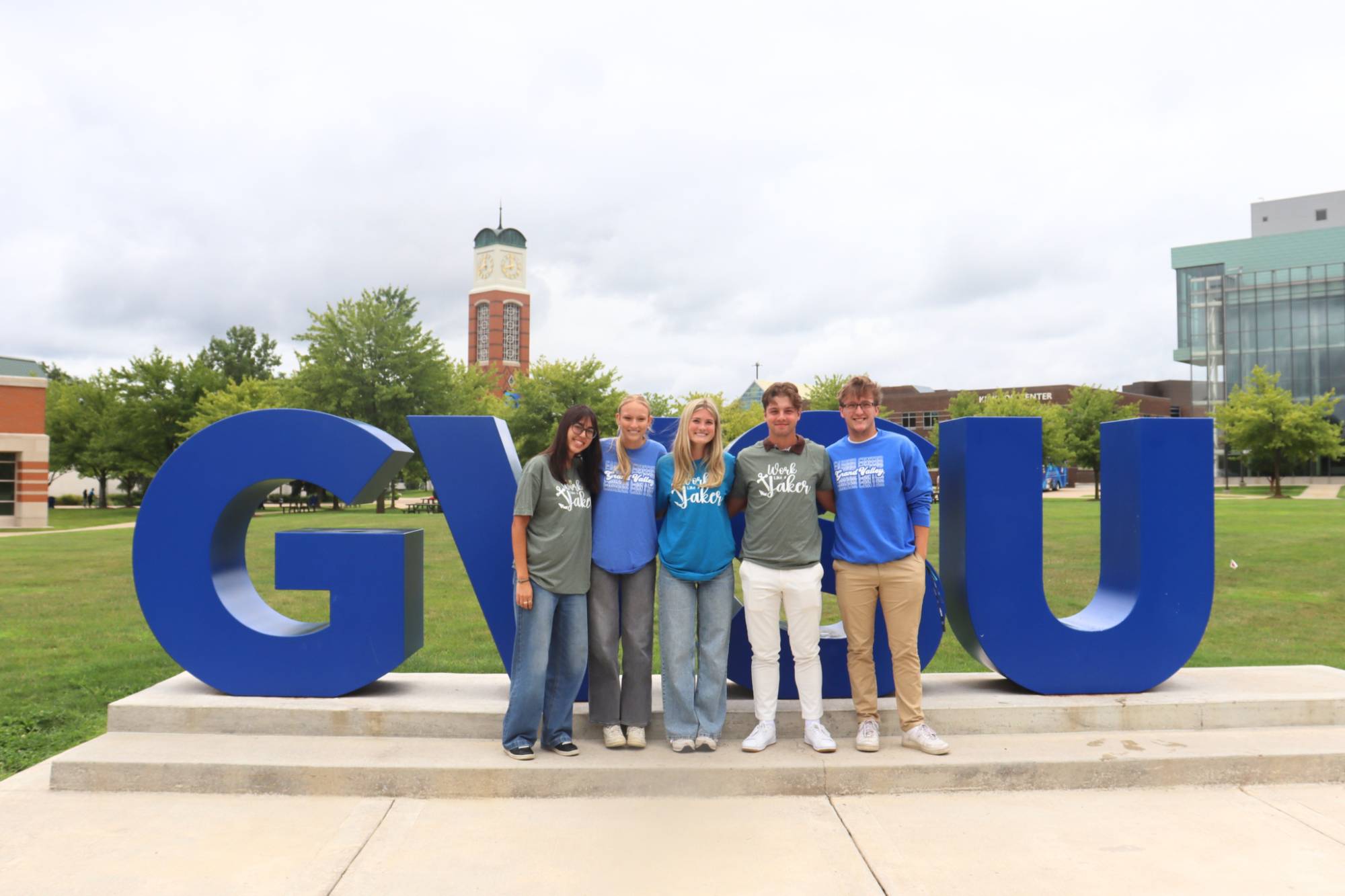 interns posing for camera